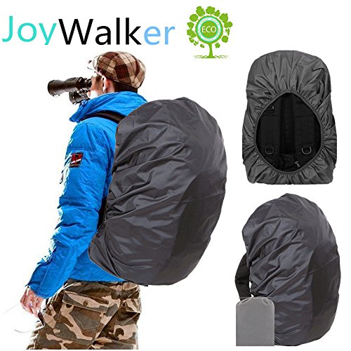 Product Cover Joy Walker Waterproof Backpack Rain Cover for (15-90L), Upgraded Anti-Slip Cross Buckle Straps, Triple Strengthened Layers for Hiking Camping Traveling Cycling