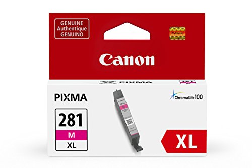 Product Cover Canon CLI-281 XL Magenta Ink Tank Compatible to TR8520, TR7520, TS9120 Series,TS8120 Series, TS6120 Series, TS9521C, TS9520, TS8220 Series, TS6220 Series