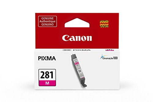 Product Cover Canon CLI-281 Magenta Ink Tank Compatible to TR8520, TR7520, TS9120 Series,TS8120 Series, TS6120 Series, TS9521C, TS9520, TS8220 Series, TS6220 Series