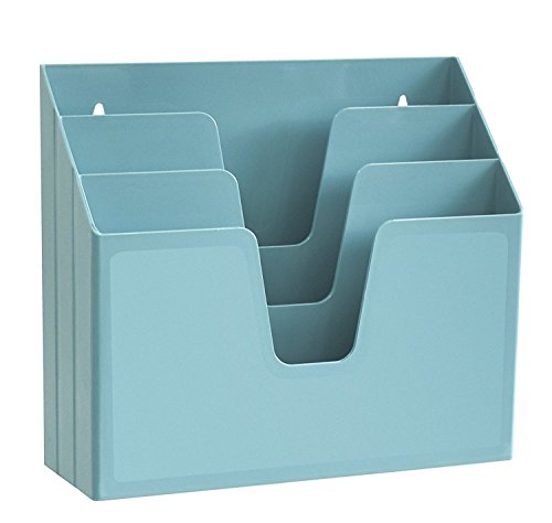 Product Cover Acrimet Horizontal Triple File Folder Organizer (Solid Green Color)