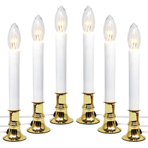 Adams Christmas 1550-99-1040 Window Candle Clamps, 8 Pack 