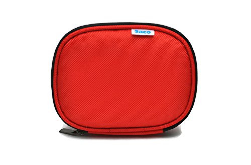 Product Cover Saco Shock Proof External Hard Disk Case for WD My Passport 4TB USB 3.0 Portable External Hard Drive -Red