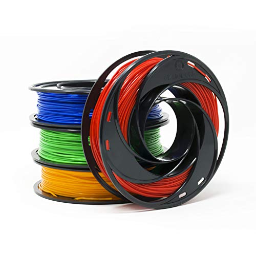 Product Cover Gizmo Dorks PLA Filament for 3D Printers 1.75mm 200g, 4 Color Pack - Blue, Green, Orange, Red