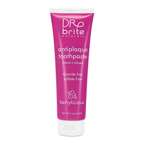 Product Cover Dr. Brite Berrylicious Natural Whitening Toothpaste with Non-Acidic Vitamin C (5 Oz)