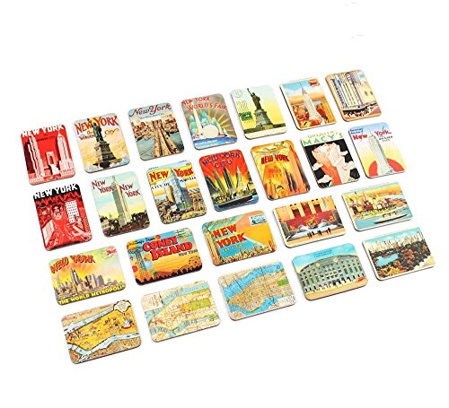 Product Cover Refrigerator magnets set of 24 New York souvenirs magnetic fridge magnet home decoration accessories arts crafts