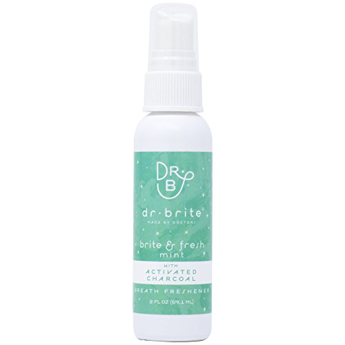 Product Cover Dr. Brite Breath Freshener Mouth Spray with Mint and Activated Coconut Charcoal ( 2 Fl Oz)