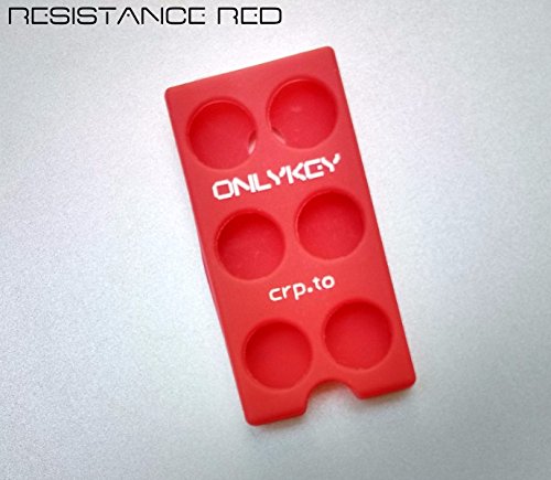 Product Cover OnlyKey Silicone Case - Resistance Red
