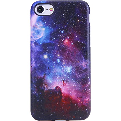 Product Cover iPhone 7 Case,iPhone 8 Case,VIVIBIN Cute Galaxy Nebula Design for Man Women Girls Kids,Clear Bumper Best Soft Silicone Rubber Matte TPU Protective Cover Slim Fit Phone Case for iPhone 7/iPhone 8