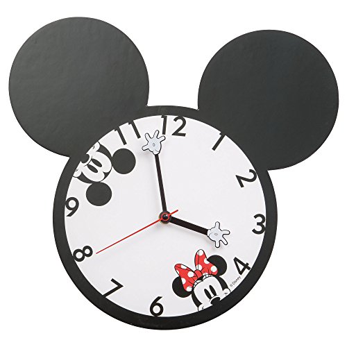 Product Cover Vandor 89189 Mickey and Minnie Mouse Shaped Deco Wall Clock