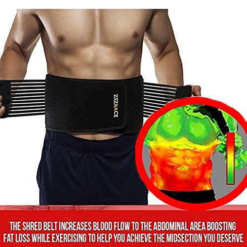 Product Cover Thermogenic Waist Trimmer Belt, Belly Fat Burner, Weight Loss, Spot Reduction Belt, Waist Slimmer (S/M)