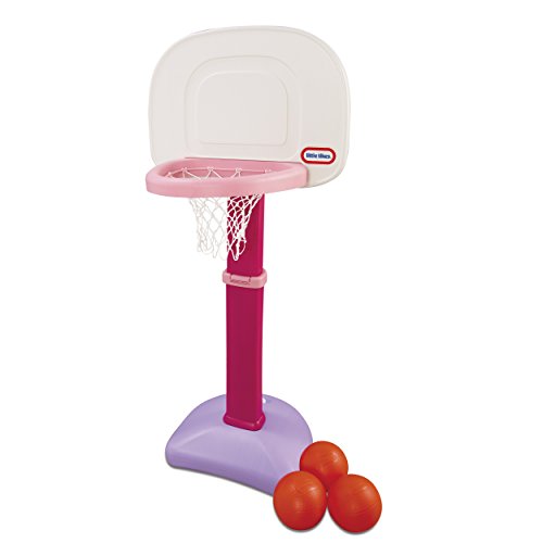 Product Cover Little Tikes Easy Score Basketball Set, Pink, 3 Balls - Amazon Exclusive