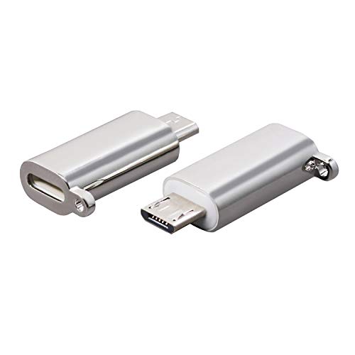 Product Cover iPhone to Android Adapter, HkittyXiong Apple Lightning to Micro USB Cable Adaptor Charge Sync Connector for Smartphone, Tablet, GPS, Power Bank Through Apple Lighting Cable