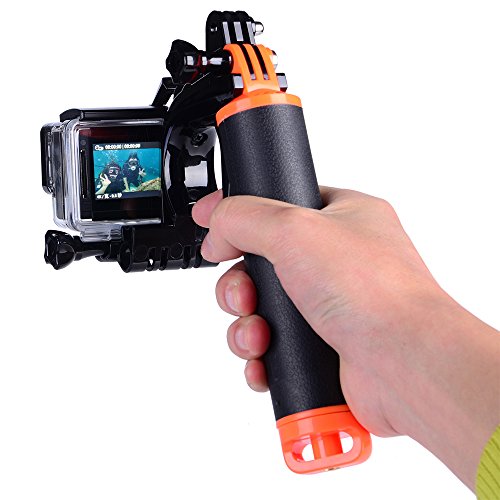 Product Cover Suptig Trigger Waterproof Pistol Shutter Trigger Kit Floating Hand Grip for GoPro Hero 8 Hero 7 Hero 6 Black Gopro Hero 5 Hero 4 Hero 3+ Hero 3 Hero+LCD Yi Action Yi 4k Yi 4K+ Action SJCAM Cameras