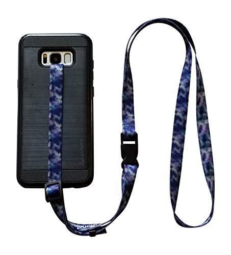 Product Cover foneleash 3 in 1 Universal Cell Phone Lanyard Neck Wrist and Hand Strap Tether (Cosmic Galaxy) Regular Wrist Size