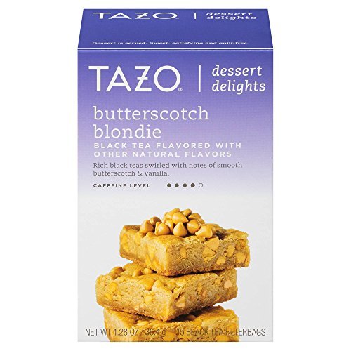 Product Cover Tazo Butterscotch Blondie Dessert Delights Tea Bags 15 Black Tea filterbags, total 1.28 oz