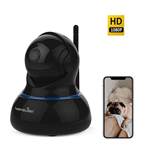 Product Cover Wansview Wireless 1080P IP Camera, WiFi Home Security Surveillance Camera for Baby /Elder/ Pet/Nanny Monitor, Pan/Tilt, Two-Way Audio & Night Vision SD card slot Q3-S