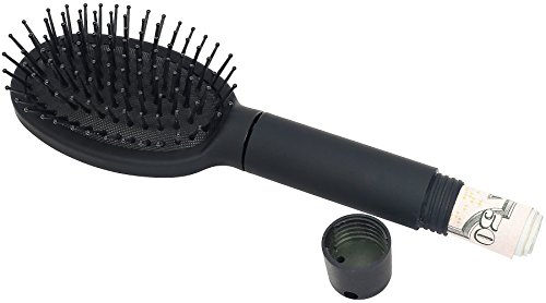 Product Cover Mantello Hair Brush Diversion Safe Home Jewelry Safe Money Safe (Black, Small)