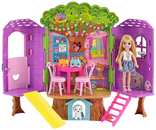 Product Cover Barbie Club Chelsea Treehouse House Playset