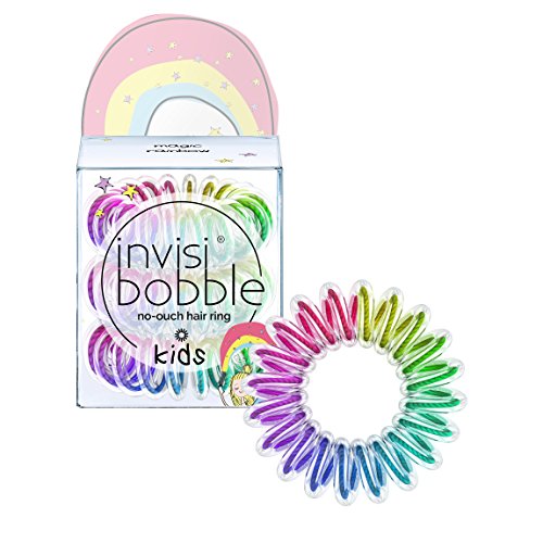 Product Cover invisibobble Kids Hair Ties, Spiral Hair Ring with Strong Grip, Non-Soaking, High Wearing Comfort Updo Tool for Girls and Kids - Rainbow