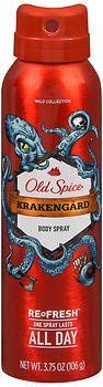 Product Cover Old Spice Wild Collection Body Spray Krakengard - 3.75 oz, Pack of 3