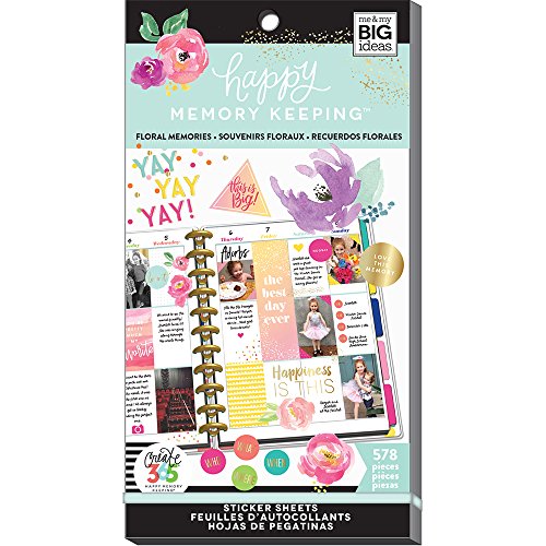 Product Cover Me & My BIG ideas The Happy Planner Value Pack Floral 578 Stickers