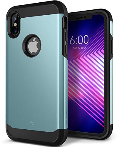 Product Cover Caseology Legion for Apple iPhone X Case (2017) - Reinforced Protection - Aqua Green