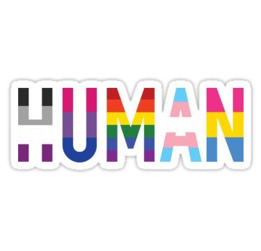 Product Cover Chili Print Human, LGBT+ - Sticker Graphic Bumper Window Sicker Decal - Gay Pride Sticker