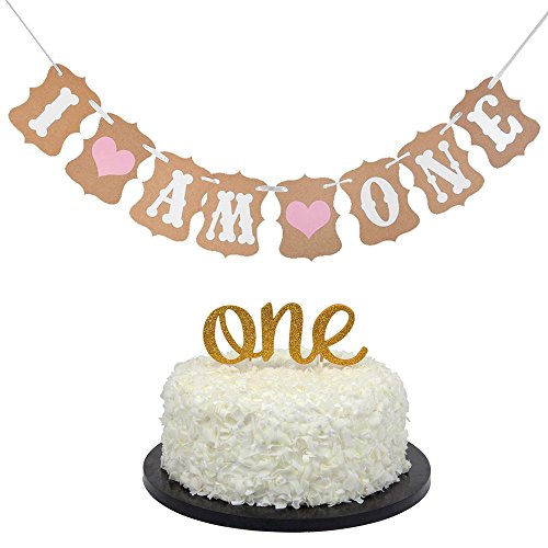 Product Cover Baby First Birthday Cake Topper Decoration & Decorations Banner of 