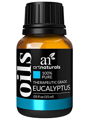 Product Cover ArtNaturals 100% Pure Eucalyptus Essential Oil - (.5 Fl Oz / 15ml) - Undiluted Therapeutic Grade Fragrance - Soothe Calm and Humidify - for Aromatherapy Diffuser, Steam Room, Suana, HUmidifier