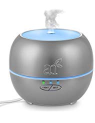 Product Cover ArtNaturals Aromatherapy Essential Oil Diffuser - (Silver - 5 Fl Oz / 150 ml Tank) - Ultrasonic Aroma Humidifier - Auto Shut-Off and 7 Color LED Lights - For Home, Office, Bedroom and Baby