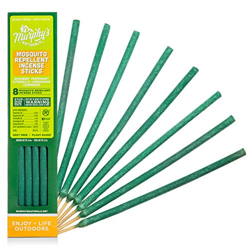 Product Cover Murphy's Naturals Mosquito Repellent Incense Sticks | DEET Free with Plant Based Ingredients | 2.5 Hour Protection | 8 Sticks per Carton
