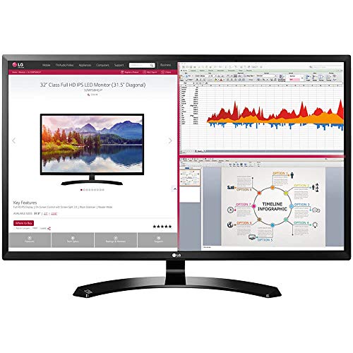 Product Cover LG 32MA70HY-P 32-Inch Full HD IPS Monitor with Display Port and HDMI Inputs