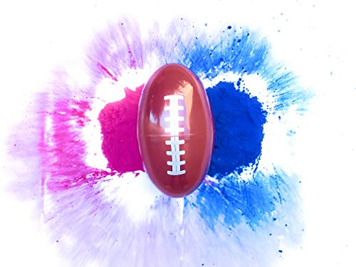 Product Cover Gender Reveal Football With Both Colors (Pink & Blue)