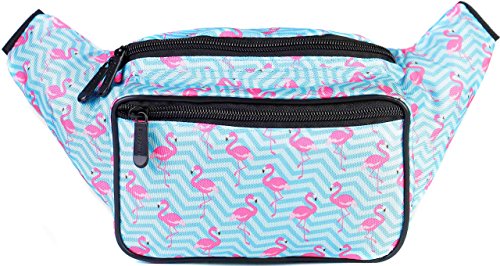 Product Cover SoJourner Flamingo Fanny Pack - Cute Packs for men, women festivals raves | Waist Bag Fashion Belt Bags