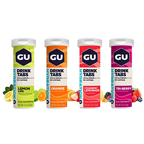 Product Cover GU Energy Hydration Electrolyte Drink Tablets, Assorted Flavors, 4-Count