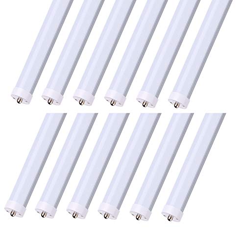 Product Cover CNSUNWAY LIGHTING 8FT LED Tube Lights, 45W (100W Equivalent), Dual-Ended Power, Ballast Bypass, 4800LM, 6000K, Frosted Cover, 8FT Fluorescent Light Fixtures Replacement - 12 Pack