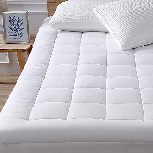 Product Cover oaskys Full Mattress Pad Cover Cotton Top with Stretches to 18