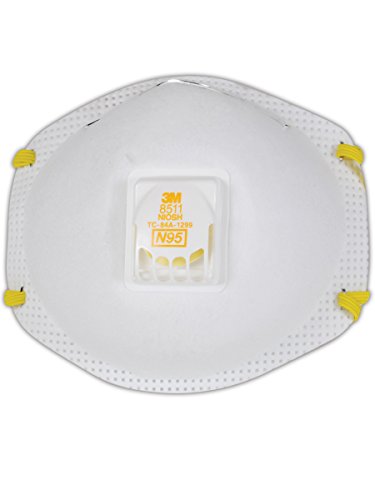 Product Cover 3M 50051138543438 Particulate Respirator 8511, N95 (Pack of 10)
