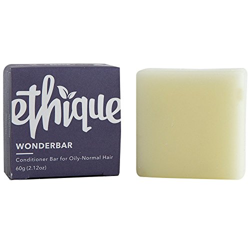 Product Cover Ethique Eco-Friendly Solid Conditioner Bar for Oily-Normal Hair, Wonderbar - Sustainable Natural Conditioner, Plastic Free, 100% Soap Free, Vegan, Plant Based, 100% Compostable and Zero Waste, 2.12oz