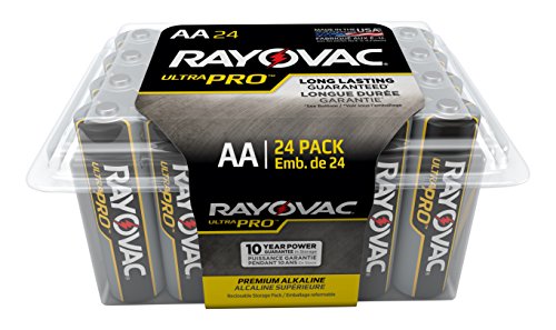 Product Cover Rayovac Batteries ALAA-24F Ultra Pro AA Alkaline Batteries, AA (Pack of 24)