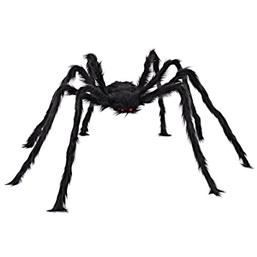 Product Cover JOYIN Halloween Outdoor Decorations Hairy Spider (Black)