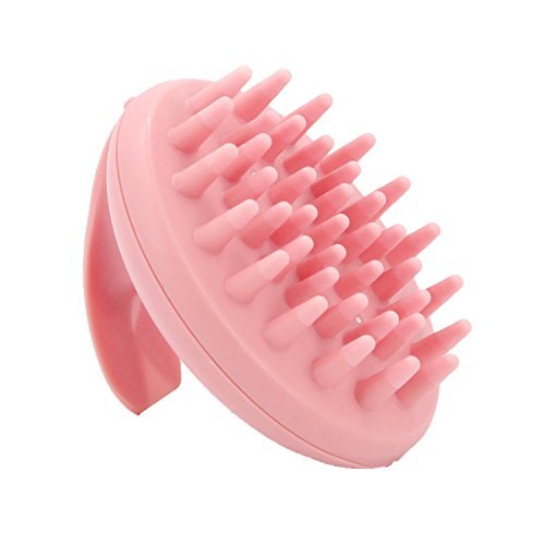 Product Cover Electric Scalp Massager for Hair Growth, Electric Cute Rabbit Head Massager Shampoo Massage Comb Scalp Massager Vibrating Brush (Pink)
