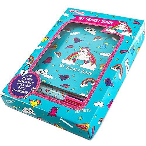 Product Cover GirlZone: Unicorn Secret Lockable Journal Diary and Pen Set for Girls