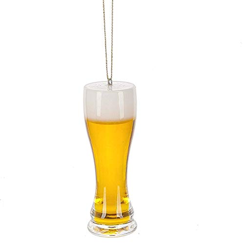 Product Cover MIDWEST-CBK Beer Pilsner Glass 1 x 4 Inch Acrylic Christmas Ornament Figurine