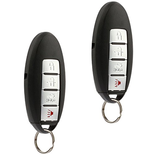 Product Cover 2 Replacement Key Fob Keyless Entry Remote for Nissan & Infiniti (KR55WK48903 KR55WK49622)