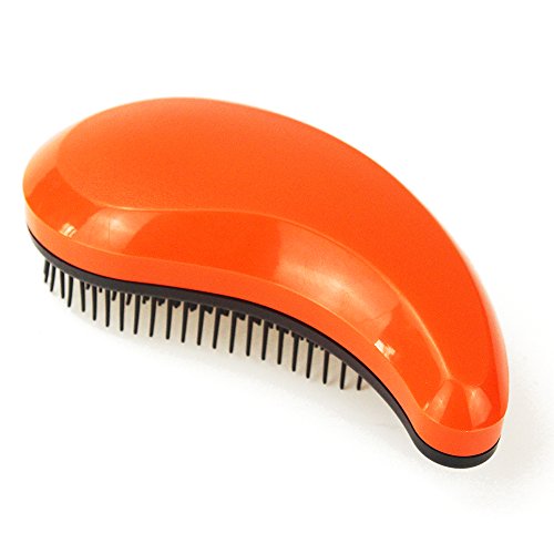 Product Cover Detangling Hair Brush, Detangler Hair Brushes Comb Effective for Women Men & Kids Use in Wet and Dry Hair (Orange)