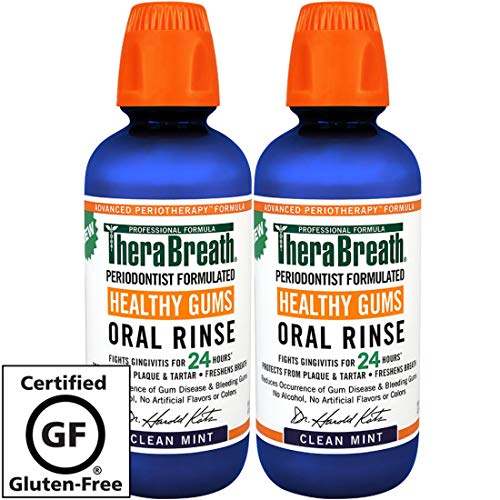 Product Cover TheraBreath 24 Hour Healthy Gums Periodontist Formulated Oral Rinse, 16 Ounce (Pack of 2)