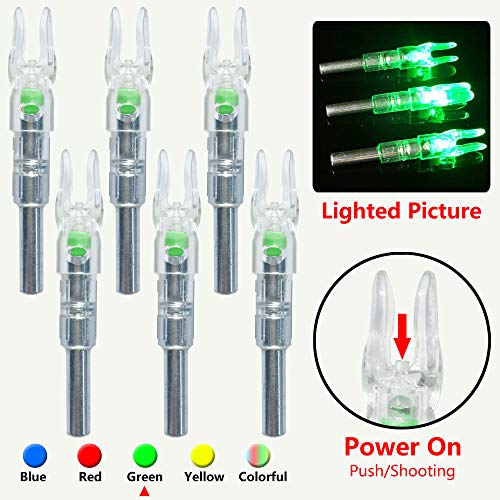 Product Cover XHYCKJ 6PCS S Led Lighted Nocks for Arrows with .244