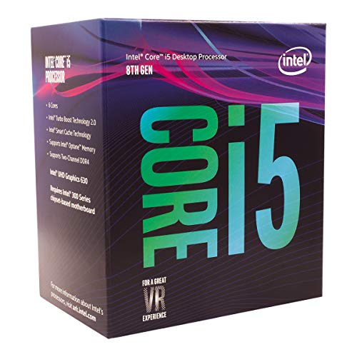 Product Cover Intel Core i5-8400 Desktop Processor 6 Cores up to 4.0 GHz  LGA 1151 300 Series 65W