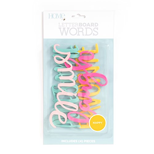 Product Cover DCWVE Die Cuts with A View Word Pack Letterboard-Happy (4pcs) LP-006-00024